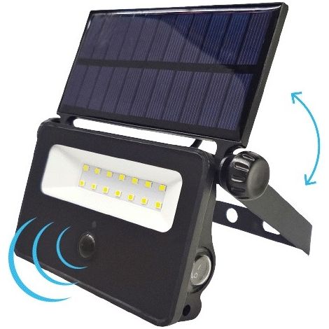 PROIETTORE A LED CON SENSORE PRESENZA 50W - mm 190 x 202 x 52 / 4000K (4400 lm) - bianco