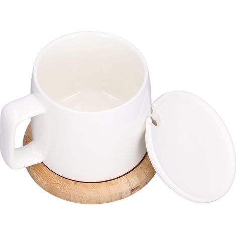 Chauffe-tasse USB 200ml, Base de Chauffage pour Tasse à Café et Lait, Température Constante 55℃, Blanc (1/5)