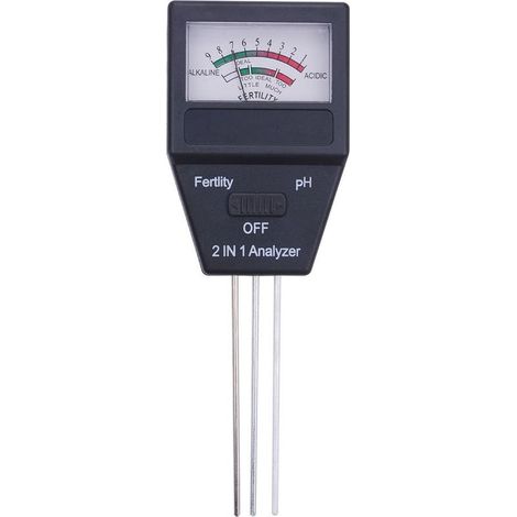 2 en 1 sol pH mètre testeur de fertilité testeur de sol analyseur sonde mesure pour jardin ferme pelouse intérieur extérieur soin des plantes (1/4)