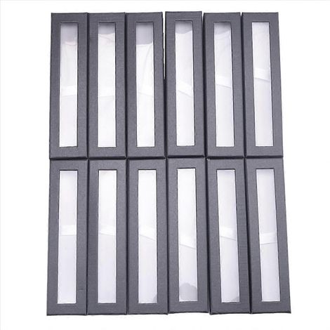Coffret cadeau vide pour 12 stylos, étui en carton, boîte d'emballage pour stylos (1/5)