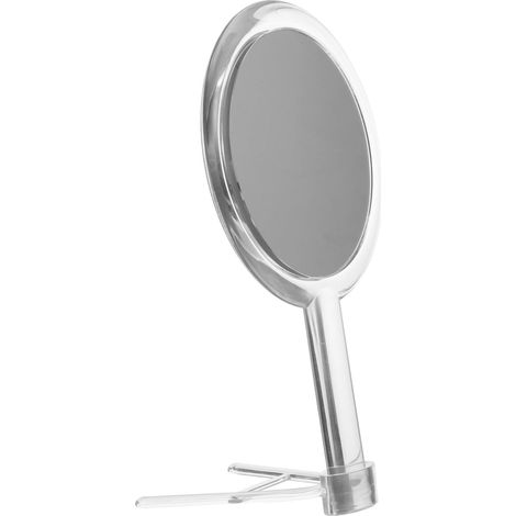 Miroir Acrylique Double Face Grossissant Portable pour Bureau Commode Salle De Bain (1/5)
