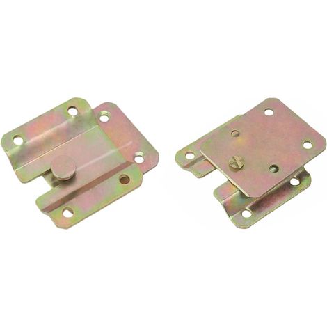 Lot de 4 supports de montage encastrés encastrés et robustes pour tête de lit, équerre de fixation en fer pour photos, miroirs (1/5)