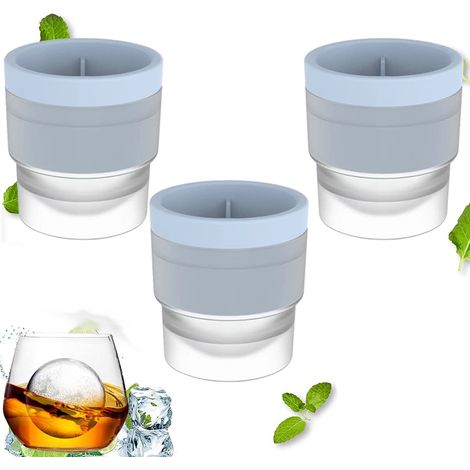 Moules à glaçons sphériques, moules à glaçons pour whisky, boules de glace pour cocktails à base de whisky