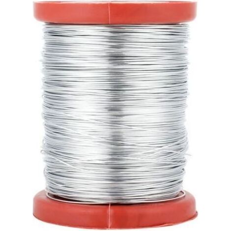 Fil De Cadre De Ruche - Acier Inoxydable Et Fil De Fer 0,5 Mm - Pour Apiculture Et Fabrication De Cadres À Cire - Lot De 2 Rouleaux (1/5)