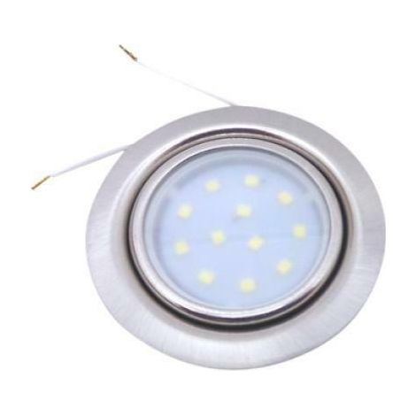 Mini faretto led da incasso 2w slim da cucina bagno e mensole 6400k