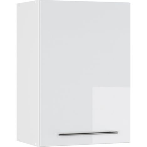 Badschrank Fame-Line, Weiß Hochglanz, 50 x 72 cm, Vicco