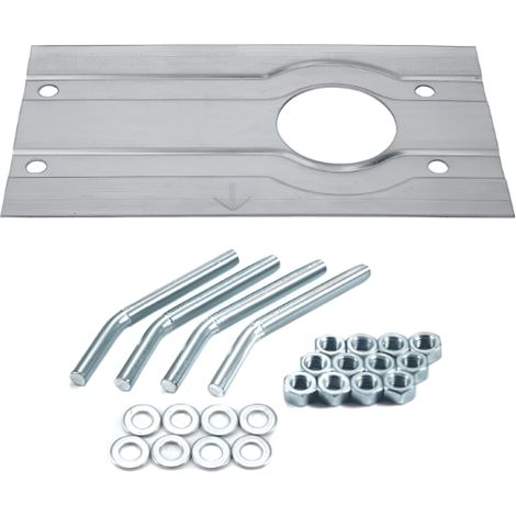FAAC 63001325 Piastra e Zanche Per Motore C720 C721 Cyclo Rapid Ricambio