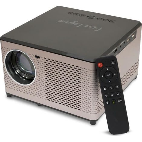 Filiyano-Vidéoprojecteur AOPEN QF15a - LCD - Full HD (1920 x 1080) - 500 lumens ANSI - HDMI - 2 ports USB - 2 haut-parleurs 5 W - Projection sans fil (1/5)