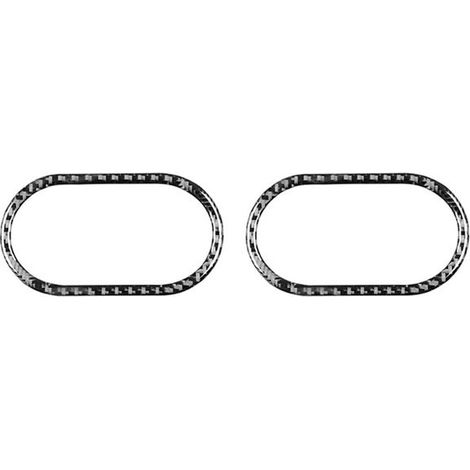 Adesivi decorativi in fibra di carbonio per maniglie delle portiere, accessori interni per TT 8N 2001-2006