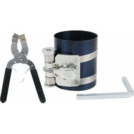 Pinze per fasce elastiche del pistone per auto, compressore per fasce elastiche da 3 pollici (53-175 mm), pinze per la rimozione delle fasce elastiche del pistone, strumenti per l'installazione del pi