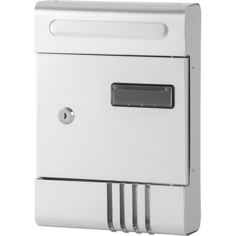 Briefkasten GL-17AL, 290x205x65 mm, eloxiertes Aluminium, Post, silber