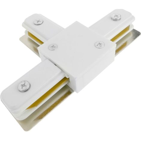 Union triple jonction rail de lumière au plafond voie 1 voie blanche (1/3)
