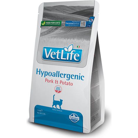 Farmina Cat Vet Life Hypoallergenic Maiale e Patate - Farmina Cat Vet Life Hypoallergenic Maiale e Patate - Sacco Da 400 Gr
