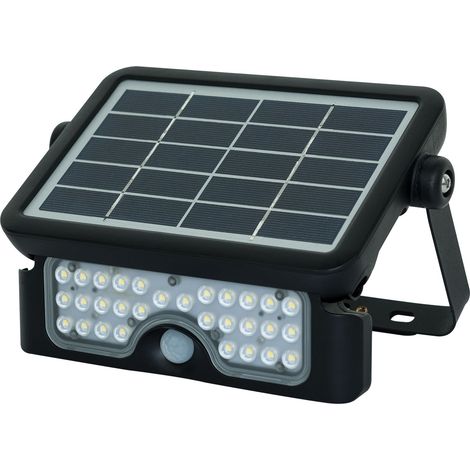 Proyector Solar Guardian Pir Ip65 Negro 5w 550lm LUCECO (1/6)