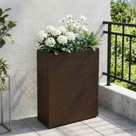 vidaXL Grand Pot 55 x 22 x 70 cm Oui