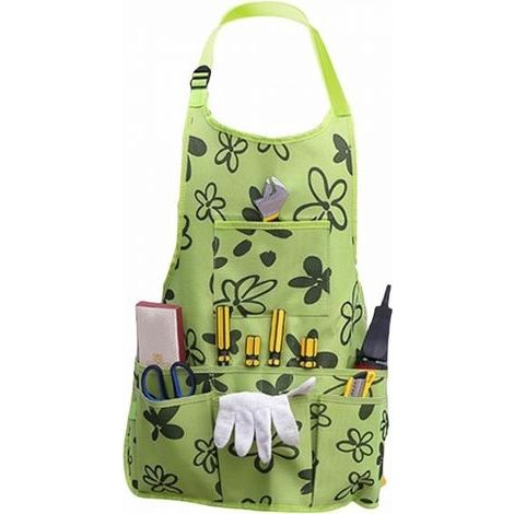 1PC Tablier de jardin en tissu Oxford épaississement outils de jardin ceinture multifonction étanche résistant à l'usure pour femmes hommes (1/5)