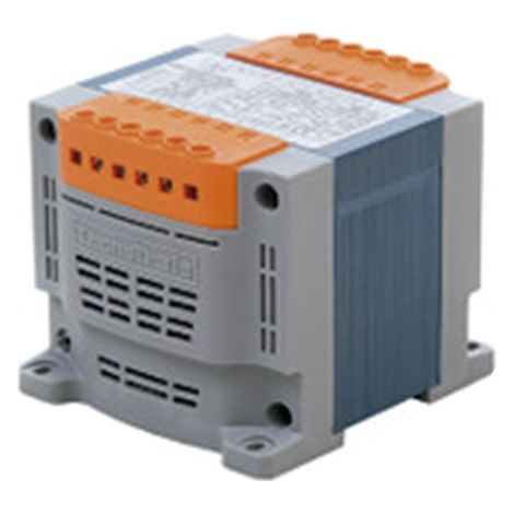 Transformateur monophasé 220-400V/12-24V 200VA – Enroulement cuivre – IP20 pour tableau électrique – Usage pro et semi-pro