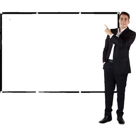 Écran de projection, prend en charge 4K UHD, portable et pliable, 120 pouce (1/2)