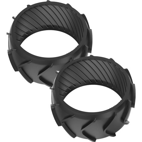 Lot de 2 protections de roues pour tondeuse robot S300, M500, M700, M1000, L800 et L1000, améliorant ainsi la traction (1/5)