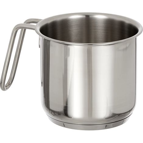 Lagostina Every Bollilatte Ø 12 cm in Acciaio Inox 18/10 con Fondo Lagoseal Plus, Esterno Satinato e Ampie Manicature, Adatta a Tutte le Fonti di Calore, Inclusa Induzione (1/5)