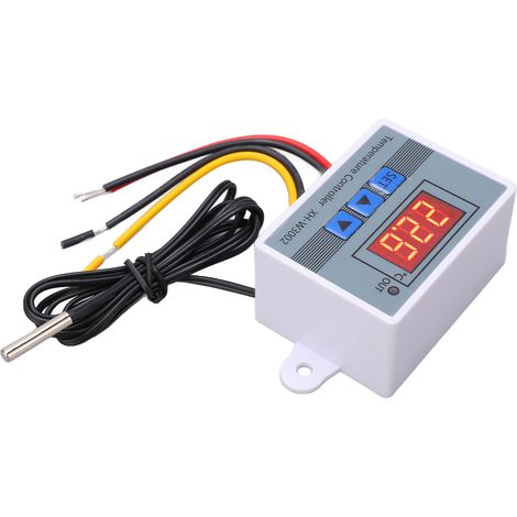Régulateur de Température Numérique Thermostat Chauffage Refroidissement Interrupteur avec Sonde tanche 10A 110-220V 1500W (1/5)