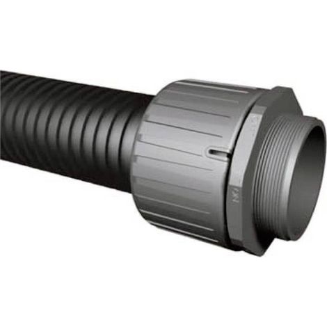 HellermannTyton 166-11118 HG-SW34 Gaine annelée noir 28.10 mm Marchandise vendue au mètre X71195 (1/5)