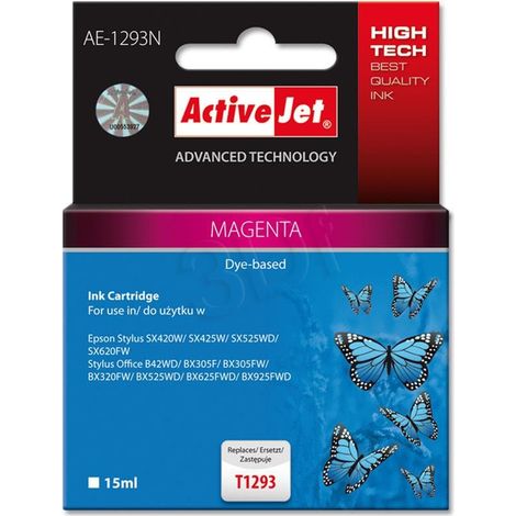 Atrament ActiveJet pre Epson T1293 Magenta 15 ml