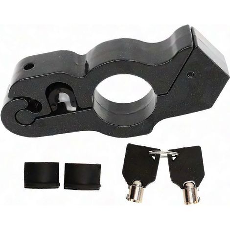 Diebstahlsicherer Gasgriff für Motorräder aus Aluminiumlegierung, Bremsschloss mit 2 Schlüsseln, erhöhte Sicherheit, schnelle Befestigung, universell kompatibel. (1/5)