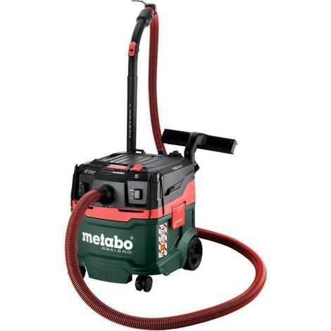 METABO ODKURZACZ AS 36-18 L 20 PC-CC CARCASS 2x18V Z RĘCZNYM CZYSZCZENIEM FILTRA