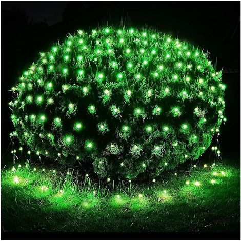 Lichterkette mit 96 LEDs, 1,5 m x 1,5 m, 8 Modi, wasserdicht, dimmbar, für Schlafzimmer, Weihnachten, Hochzeiten, Partys, Zuhause, Garten, umweltfreundlich (1/5)