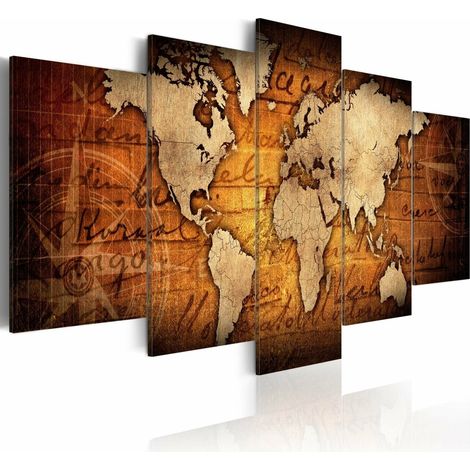 Tableau carte ambre - 200 x 100 cm (1/4)