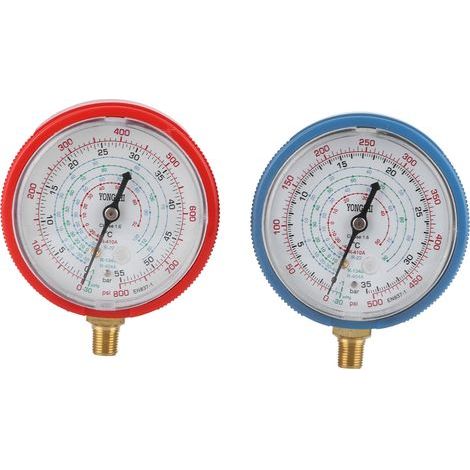 Manomètre de fluorure de climatisation, compteur de pression haute/basse, outil de réparation AC (1/5)