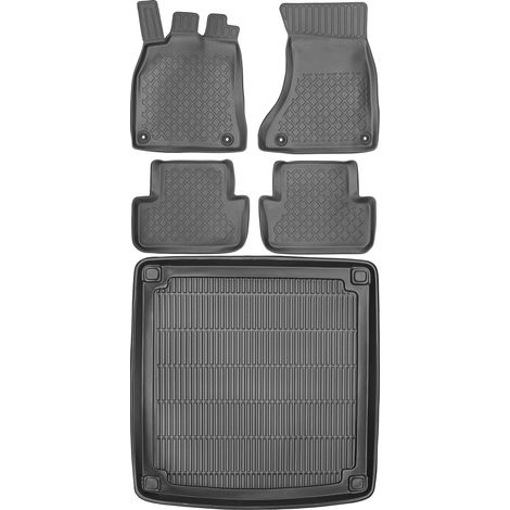 Juego de alfombrillas para coche y maletero para Audi A4 B8 Kombi (2007-2015).