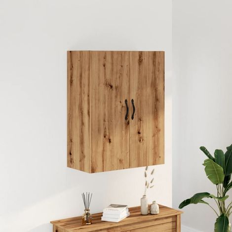 Armario de pared madera ingeniería roble artisan 69,5x34x90 cm vidaXL (1/5)