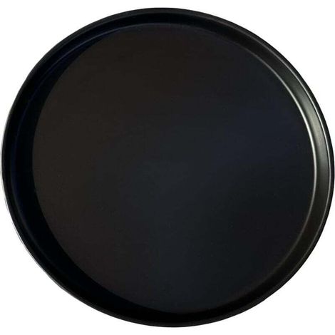 Pot de fleurs en céramique noir de 31 cm de diamètre extérieur, adapté aux bacs à fleurs d'intérieur et d'extérieur, 1 pièce (1/4)