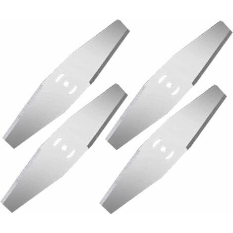 Ersatzmesserköpfe für Rasentrimmer, Rasenmäher, Freischneider und Unkrauttrimmer (4 Messer) --- Karteo (1/5)