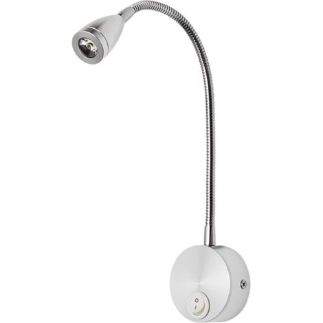 Lampe Lecture Murale Col de Cygne LED 3W Aluminium pour Chambre (1/5)