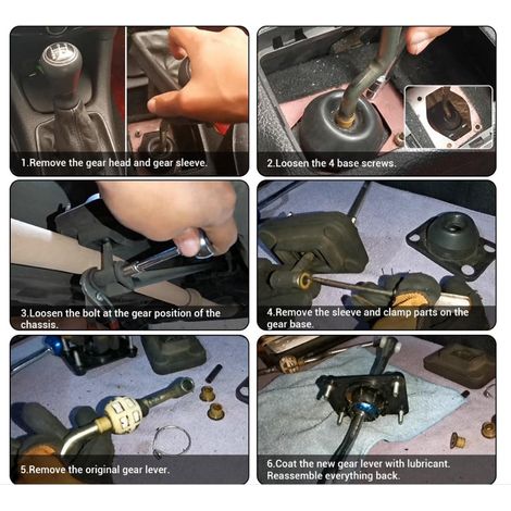 Manette de vitesse courte de haute qualité pour Peugeot 206 1999-2000 (1/5)