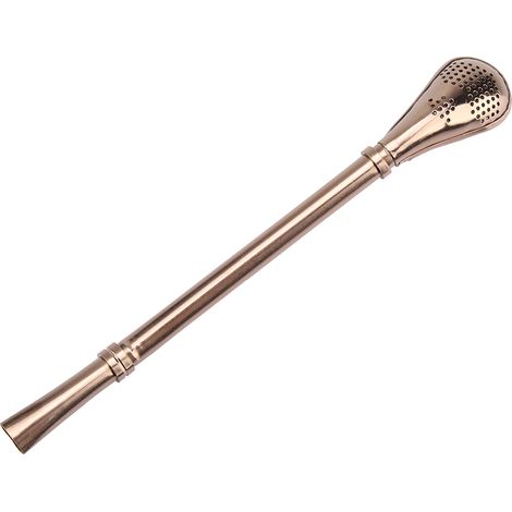 Cuillère-filtre en acier inoxydable 304, paille créative, cuillère à café écologique (1/4)