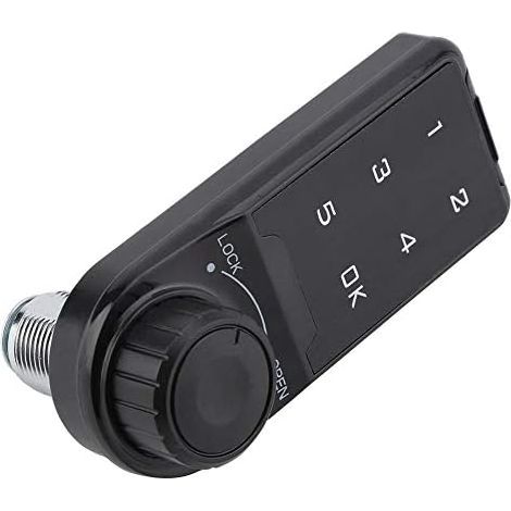 Kit de verrouillage électronique pour armoire, saisie par code numérique avec bouton-poussoir (1/5)