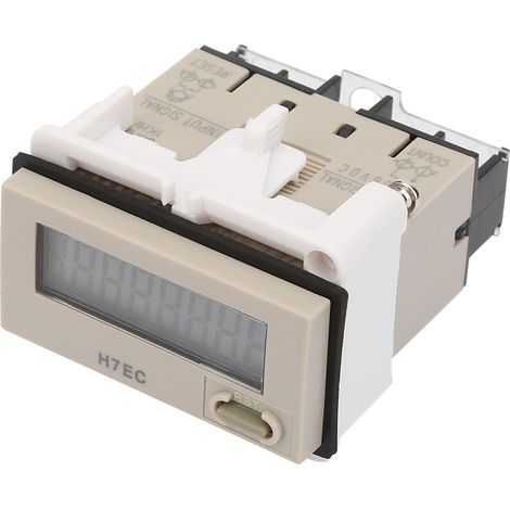 Compteur électrique numérique H7EC NV DC 3-36V avec affichage LCD 8 chiffres (1/5)