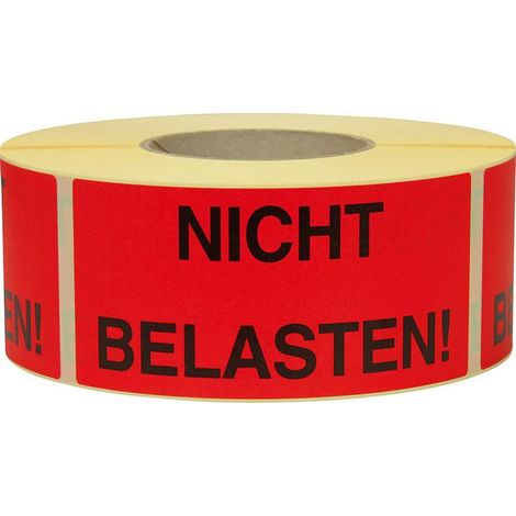 Nota Le etichette non caricano 1.000 pezzi/rullo
