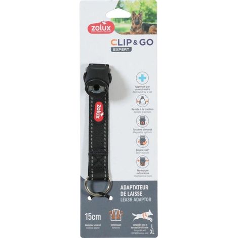Zolux Clip N'Go L-XL adaptador para correa magnético estándar