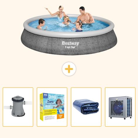 Bestway Bestway Fast Set Ronde - 396x84 cm - 5-pièces S331 (1/5)