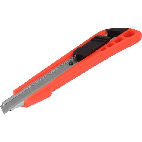 Cuchillo de mano Cortador de tapicería Hoja reemplazable con cuchilla desmontable  9 mm  Acero inoxidable (1/5)