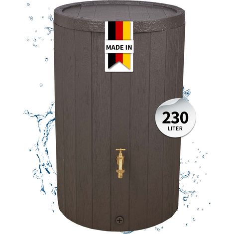 GARANTIA TIMBER Regentonne 230 Liter braun (1/5)