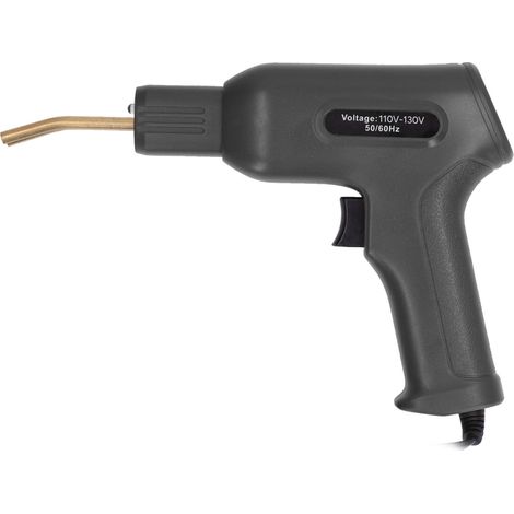 Kit de réparation de pare-chocs voiture 50W agrafeuse thermique pistolet à souder plastique, avec pinces, lignes plates/angles extérieurs/intérieurs/ondulées, noir, norme US 110-130V. (1/5)