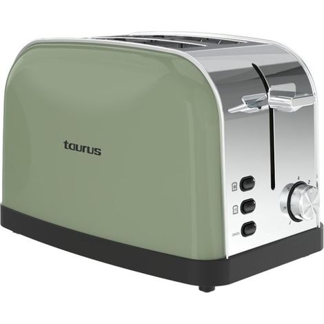 Grille-pain Taurus vintage ii olive 950 W 2 fentes (1/3)