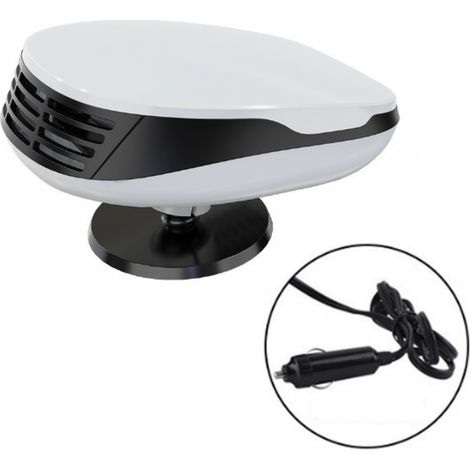 CCYKXA 150W Désembueur De Voiture Pare-Brise,12V 2 en 1 Ventilateur de Chauffage,Chauffage de Voiture Portatif,Chauffage Portable De Voiture,Dégivreur De Chauffage De Voiture avec pivotant à 360°