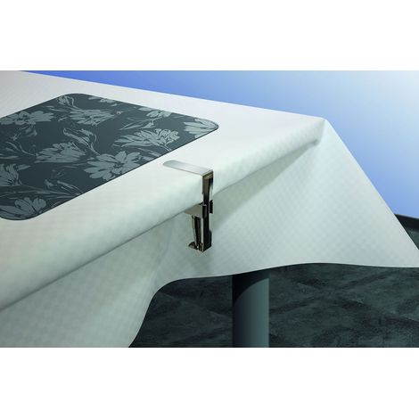 d-c-table® Tischtuchklammer Multifit 4er Set, silber Tischdecke